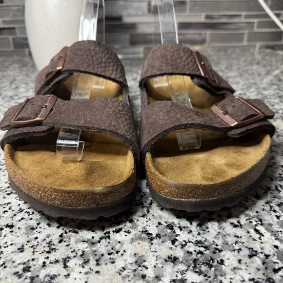 Birkenstock Men’s Arizona Nubuck Leather Desert Buck Roast Size EU43 US 10-10.5